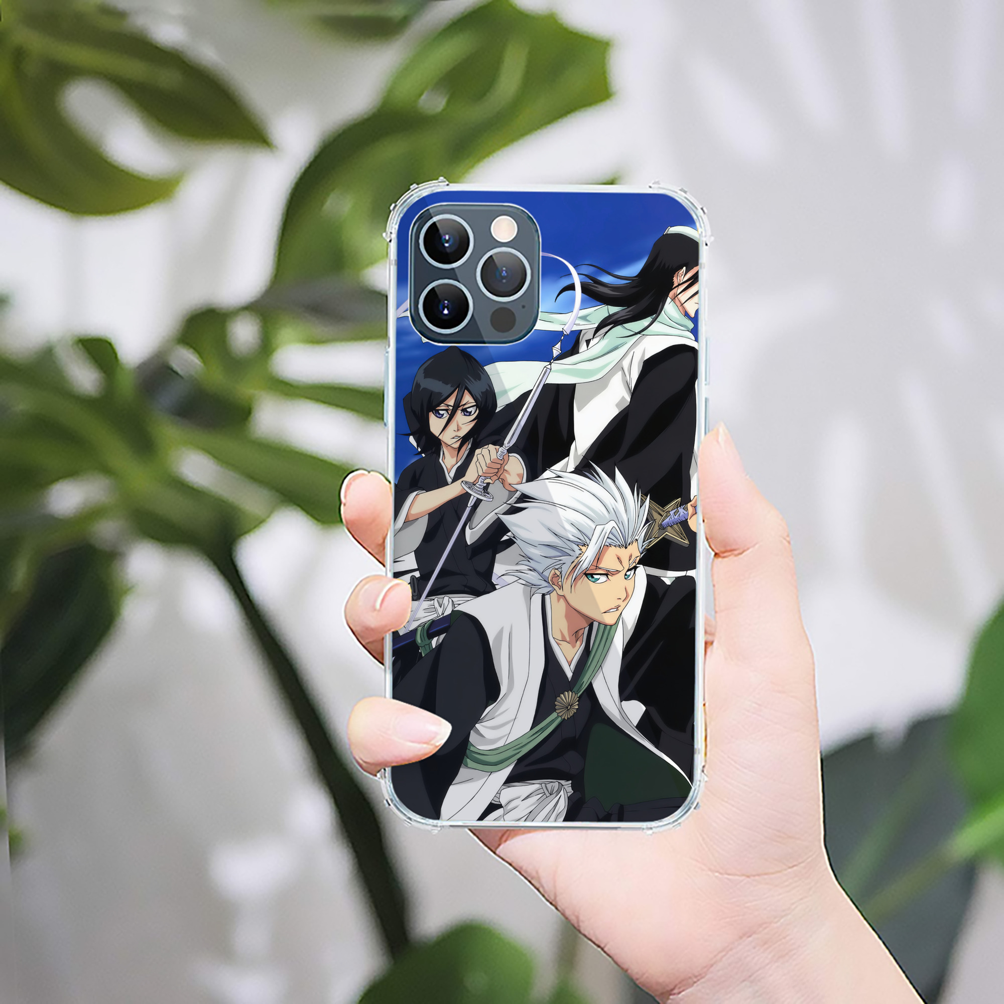 （画像用） ブリーチ BLEACH 【iPhone 12シリーズ対応】透明スマホケース（クリアソフトケース）